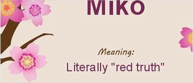 Mikos name meaning
